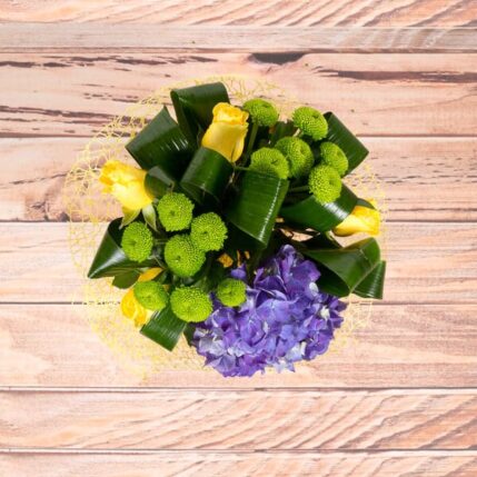 Buchet "Purple & Yellow”-buchet purple yellow 2