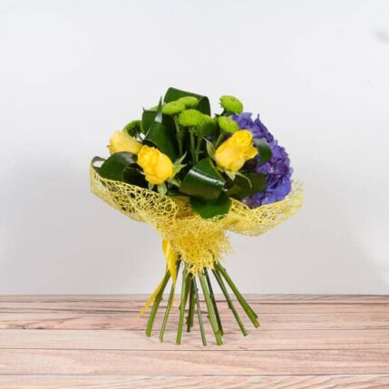 Buchet "Purple & Yellow”-buchet purple yellow