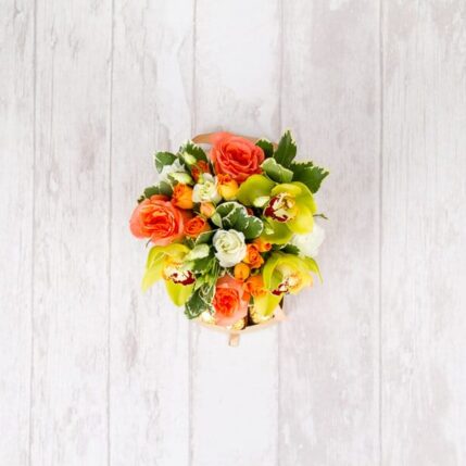 Orange&Green-cutie trandafiri miniroze estoma 2